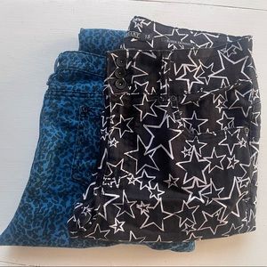 Black heart jeans